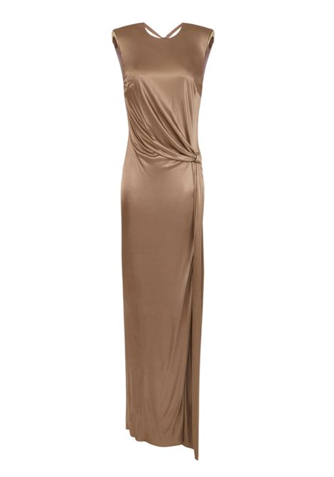 Abito Elisabetta Franchi donna ABR2461E2229 Red Carpet Argilla ELISABETTA FRANCHI | Abiti | ABR2461E2229